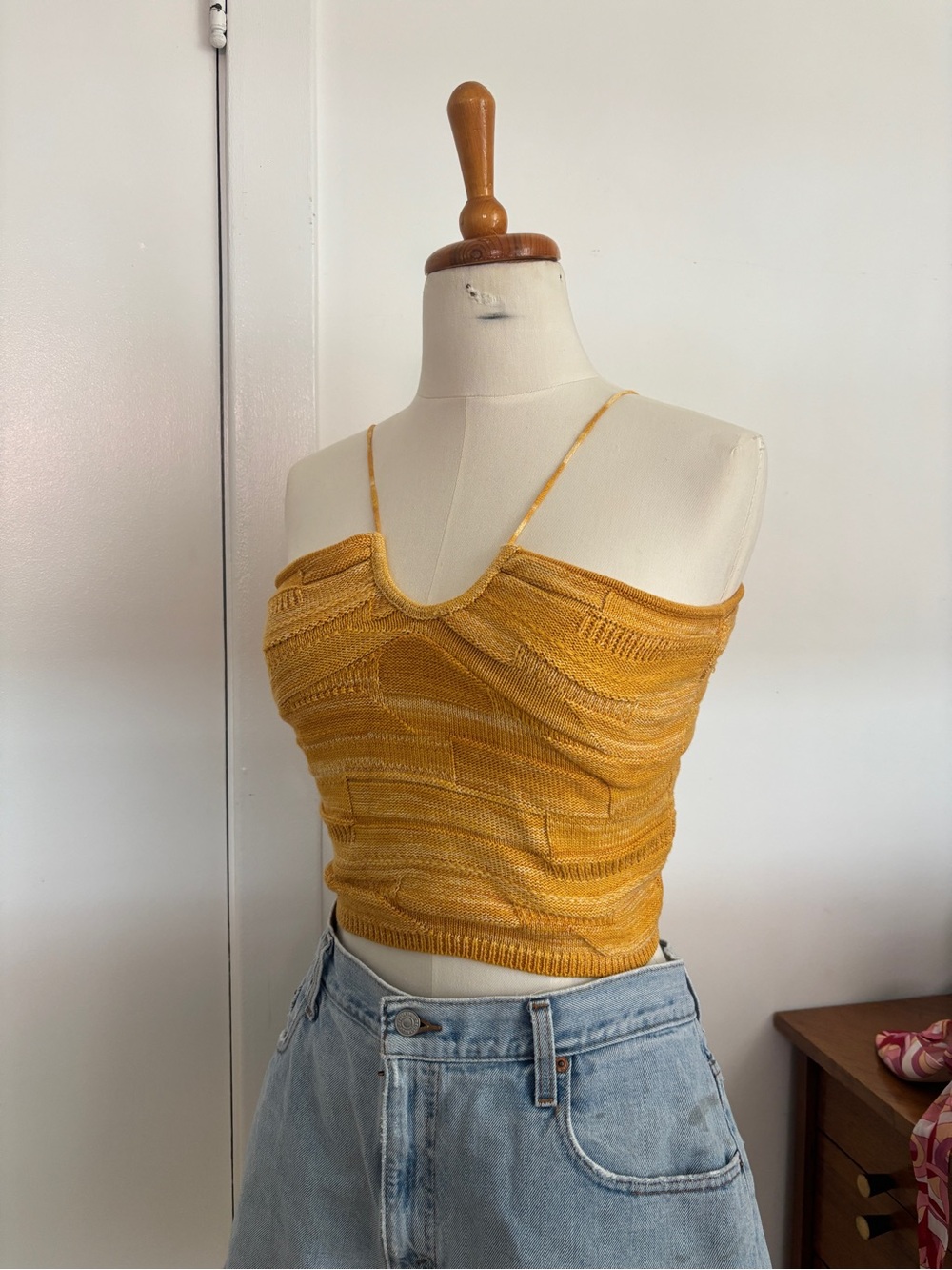 sessun cropped knit tank